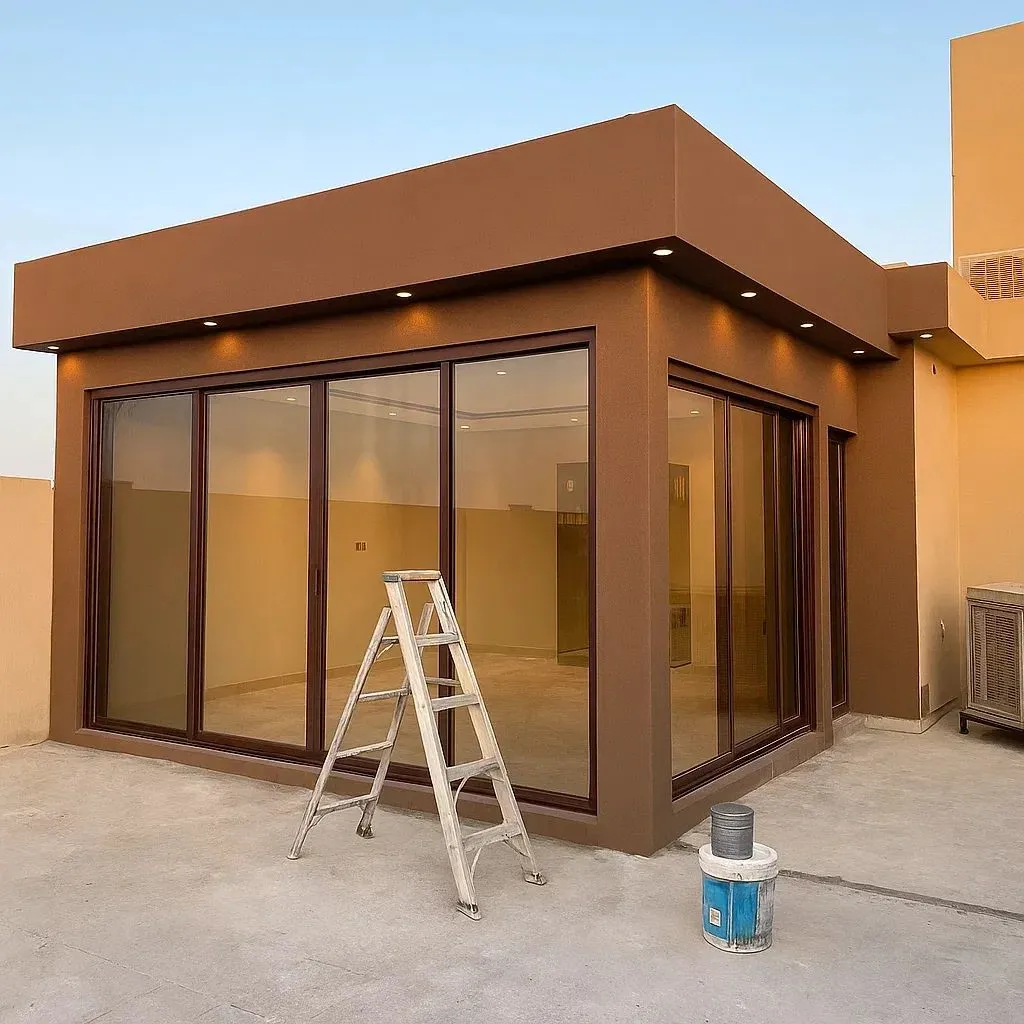 ملاحق مجالس ساندوتش بانل بالرياض | تصميم حسب الطلب وضمان جودة